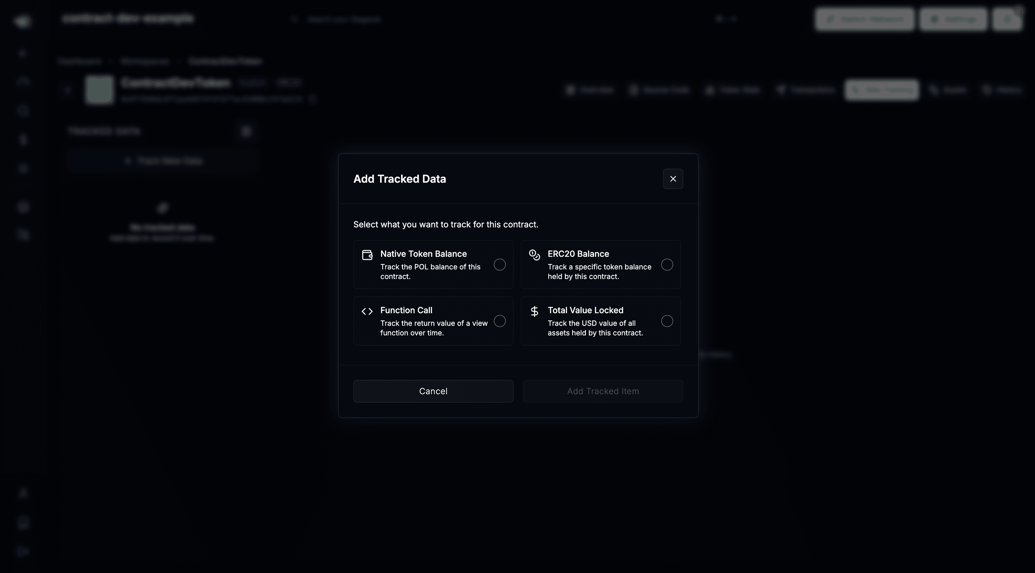Add New Project Token