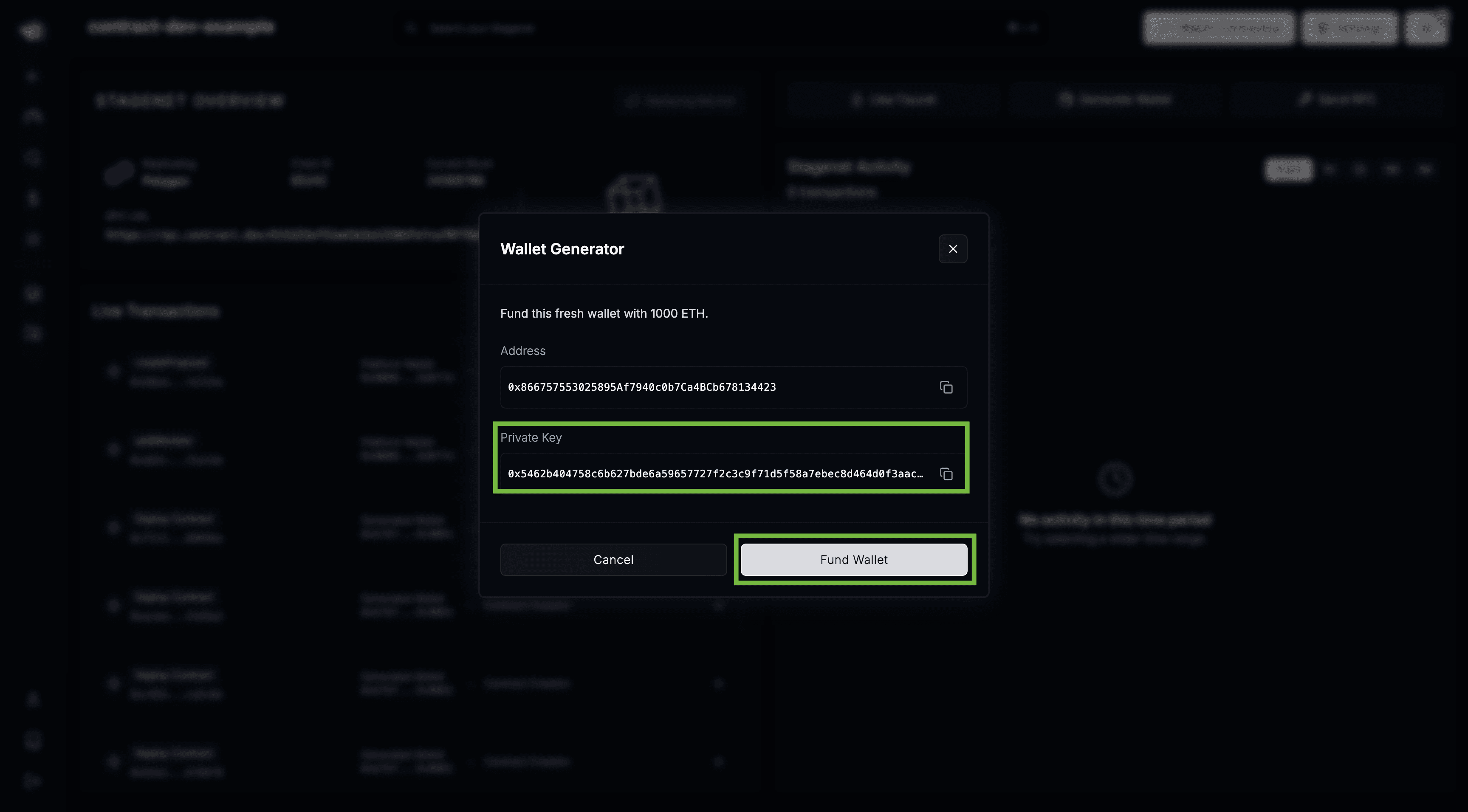 Wallet Generator tool